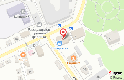 Гипермаркет Магнит в Тамбове на карте