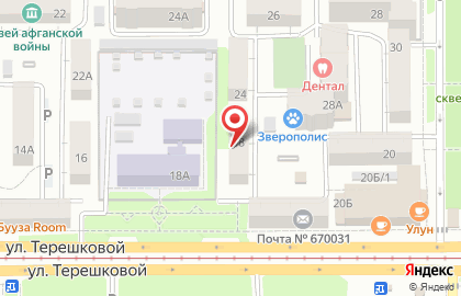 Косметическая компания Mirra в Октябрьском районе на карте