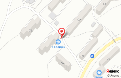 Продуктовый магазин У Галины на Октябрьском проспекте на карте