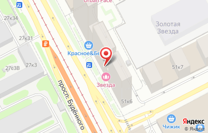 Фирменный магазин дверей Profildoors на проспекте Будённого на карте