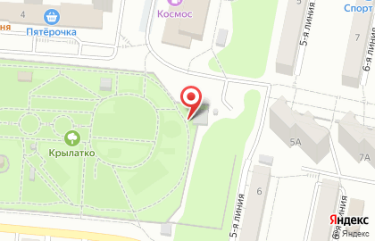 Детский парк Крылатко на карте