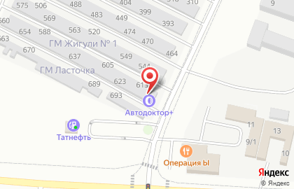 Шиномонтажная мастерская Автодоктор+ на карте