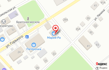 Супермаркет Мария-Ра на Советской улице на карте
