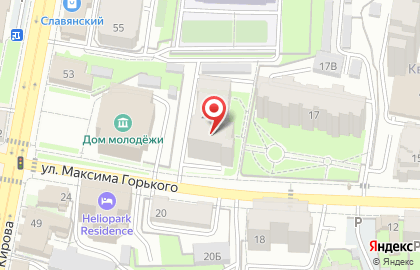 Салон SPATORIA на улице Максима Горького на карте