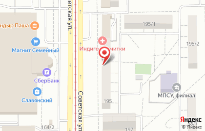Магазин Кыштымский трикотаж в Челябинске на карте