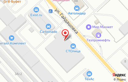 Торгово-сервисный центр Мир АвтоСтекла в Советском районе на карте