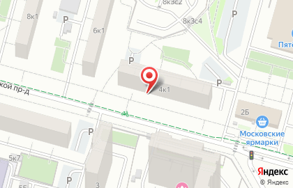 Парикмахерская в Москве на карте