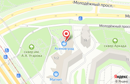Бар 24Градуса в микрорайоне Солнечный на карте