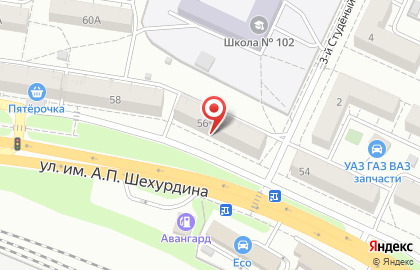Салон-парикмахерская Саша в Ленинском районе на карте