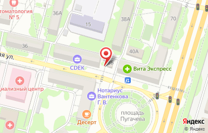 Киоск по продаже хлебобулочных изделий в Куйбышевском районе на карте