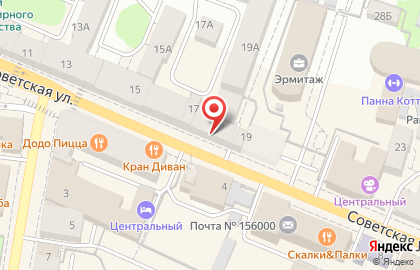 Агентство недвижимости Перспектива на Советской улице на карте
