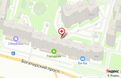 Банкомат, Северо-Западный банк Сбербанка России, ОАО, Арсенальное отделение на Богатырском проспекте на карте