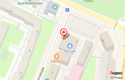 Торгово-монтажная компания Империя на улице Челюскинцев на карте