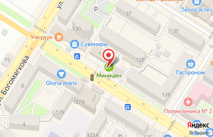 Ресторан быстрого питания Mgrill на улице Ленина на карте