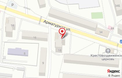 Продуктовый магазин №6 на Арматурной улице на карте
