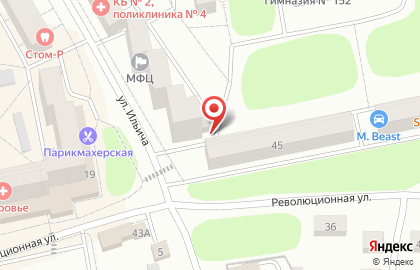 Салон красоты в Казани на карте