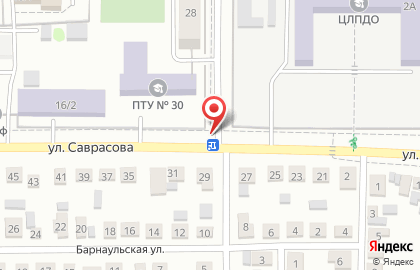 Продуктовый магазин Машенька в Левобережном районе на карте