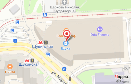 Игровой центр Happy city на Щукинской улице на карте