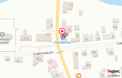 Супермаркет Дикси на Свердловской улице на карте