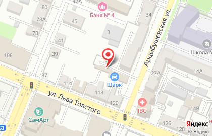 Шиномонтажная мастерская Manual АВТО на Арцыбушевской улице на карте
