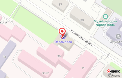 Банкомат Северо-Западный банк Сбербанка России, филиал в г. Мурманске в Коле на карте