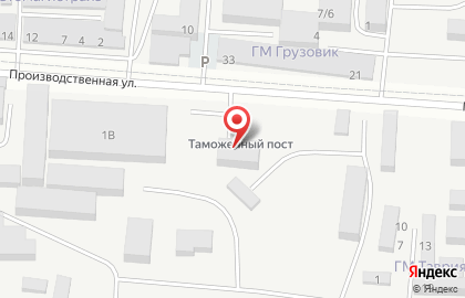 Альметьевский таможенный пост на карте