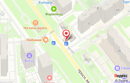 Магазин цветов в Москве на карте