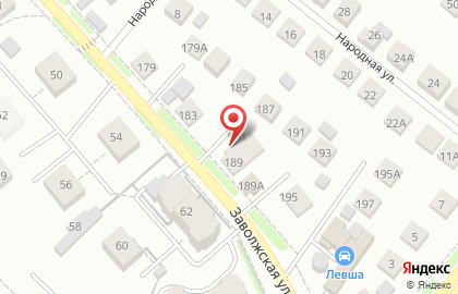 Шиномонтажная мастерская Garage на Заволжской улице на карте