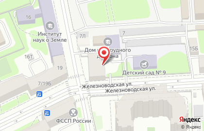 Монтажпроект на Железноводской улице на карте