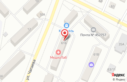 Газета Что? Где? Почём? на улице Чапаева на карте
