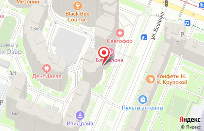 Винный супермаркет Ароматный мир на проспекте Луначарского на карте