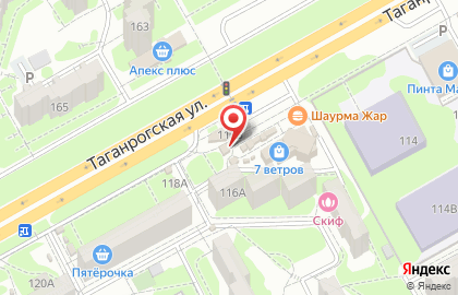 Магазин хозяйственных товаров на Таганрогской улице на карте