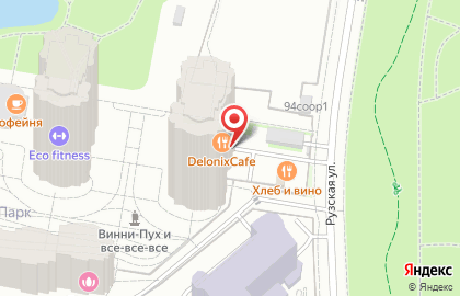 Ресторан Delonix на проспекте Вернадского на карте
