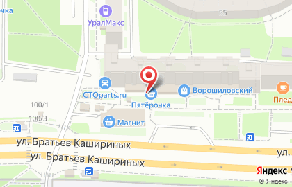 Аптека Забота в Калининском районе на карте