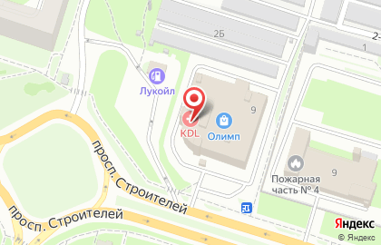 Студия танца и фитнеса Shostakovich на проспекте Строителей на карте