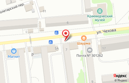 Ногтевая студия на улице Чехова на карте