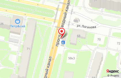 Продовольственный магазин в Архангельске на карте