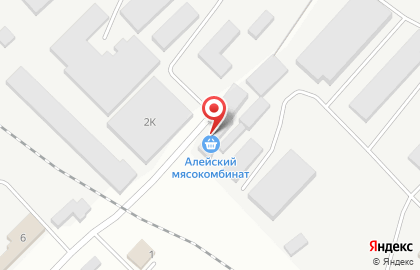 Магазин Алейский Мясокомбинат в Барнауле на карте