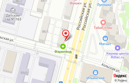 Магазин МАСТЕР САНТЕХНИК на Российской улице на карте