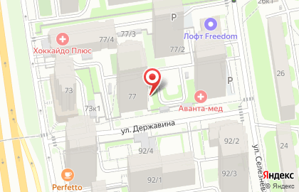 Собинбанк на улице Державина на карте