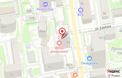 Стоматологическая клиника WHITE Dental Clinic на улице Семьи Шамшиных на карте