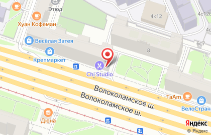 Салон красоты CHI на Волоколамском шоссе на карте