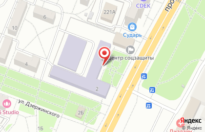 Волгоградский колледж управления и новых технологий им. Ю. Гагарина в Тракторозаводском районе на карте