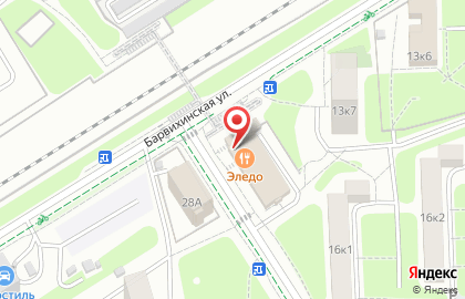 Продуктовый магазин в Москве на карте