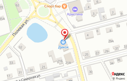 Супермаркет Дикси в Заднепровском районе на карте