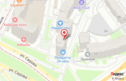 Семейное пространство Ежевика в Московском районе на карте