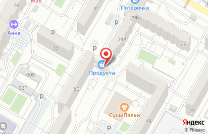 Магазин хлеба из тандыра в Краснооктябрьском районе на карте