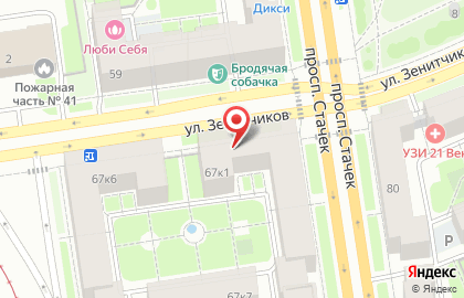Ателье Силуэт на проспекте Стачек на карте