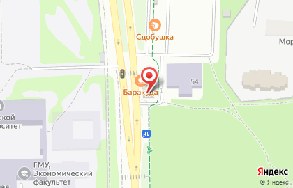Барракуда на проспекте Ленина на карте