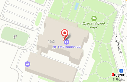 ДЮСШ, дворец спорта Олимпийский на карте